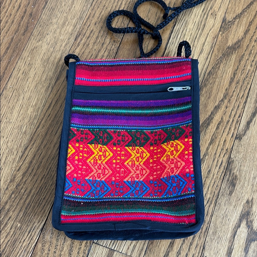 Colorful Patterned Crossbody Bag - Picture 2 of 3
